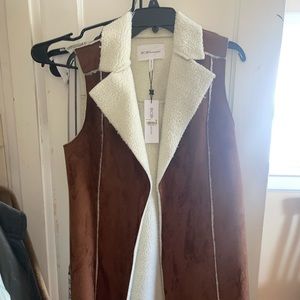 Half sleeve wool vest